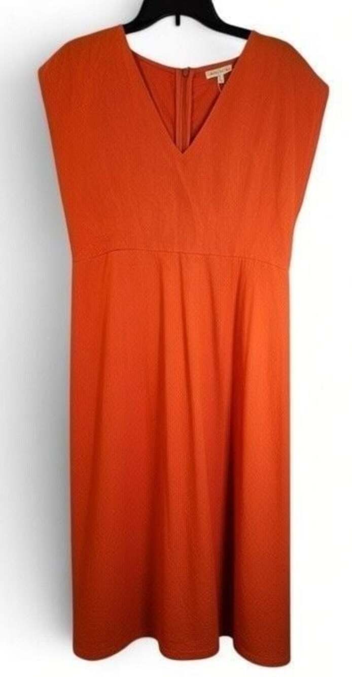 Anna Cate AC Audrey Midi Dress Orange Size S